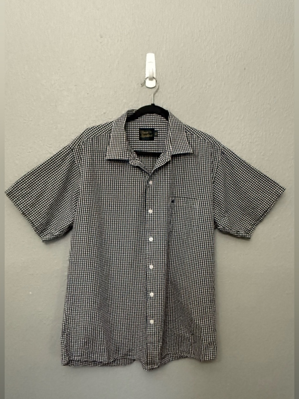 Texas Standard Classic Gingham/Check Short Sleeve Shirt size XL